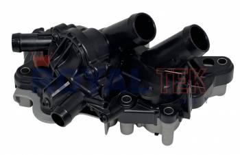 BOMBA DE AGUA CON TERMOSTATO ROYALTEK VOLKSWAGEN FOX / SURAN / GOL TREND / VOYAGE / NIVUS / POLO / GOLF -- TODOS MOTOR 1.6 MSI / VOLKWAGEN UP 1.0 12V / CON CARCASA TERMOSTATICA - EX RT TRM061C --- OEM 04E121600H 04E121600P 04C121004F 04E121600D 04C121600J 04C121600K 04E121600AD 04E121600AL 04E121600AA 04C121600L 04E121600 04E121600AS 04E121600BA 04E121600CB 04E121600CS 04E121600CJ 04E121600AR 04E121600BE 04E121600BD BA707CT BA930CT UB0638 A239